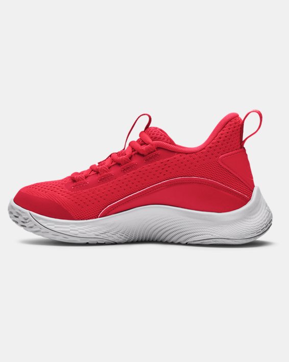 Pre-School Curry 8 Basketball Shoes, Red, pdpMainDesktop image number 1